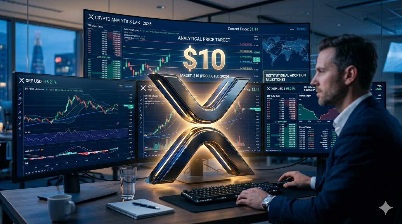 XRP a $10 en 2026: análisis real de escenarios de precio y catalizadores fundamentales para XRP