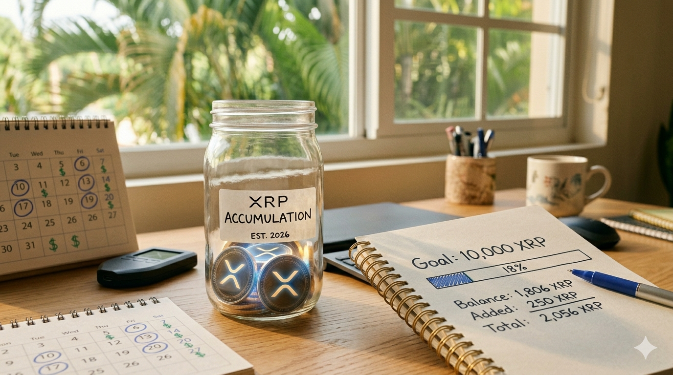Meta de 10,000 XRP: acumulación progresiva con estrategia DCA para construir patrimonio a largo plazo
