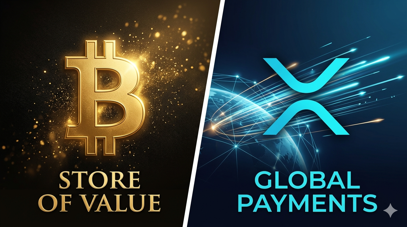XRP vs Bitcoin: comparativa de las dos criptomonedas más importantes — Bitcoin como reserva de valor y XRP para pagos globales instantáneos