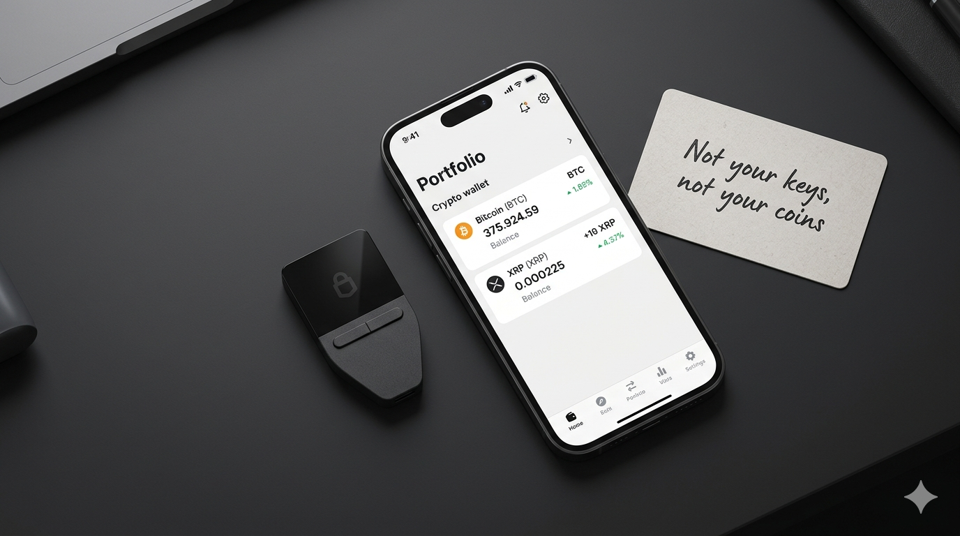 Guardar XRP y Bitcoin de forma segura con Trezor Safe 3: hardware wallet open-source compatible con ambas criptomonedas