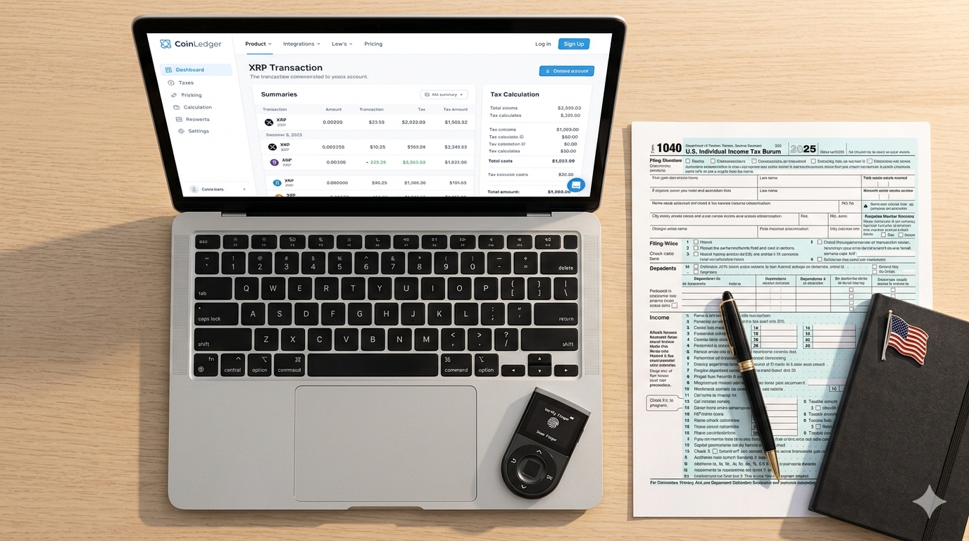 Impuestos sobre XRP en Estados Unidos: uso de CoinLedger para reportar transacciones de criptomonedas al IRS correctamente