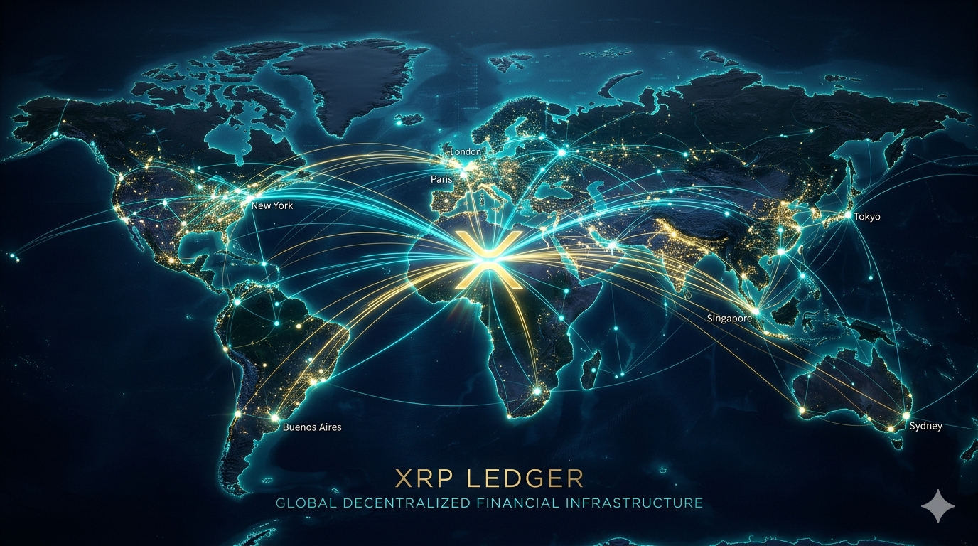 Qué es el XRP Ledger (XRPL): blockchain pública y descentralizada creada en 2012 para pagos internacionales rápidos con más de 150 validadores globales