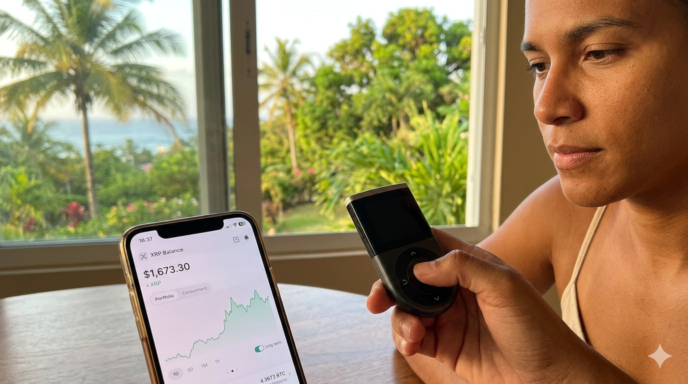 Opinión personal sobre D'CENT Wallet XRP: la wallet elegida para guardar XRP a largo plazo con autenticación biométrica y cero hackeos reportados