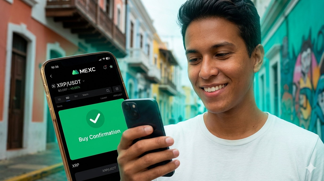Cómo comprar XRP en MEXC desde Latinoamérica: guía paso a paso 2026 sin KYC obligatorio, comisiones 0% y disponible en México, Colombia, Argentina