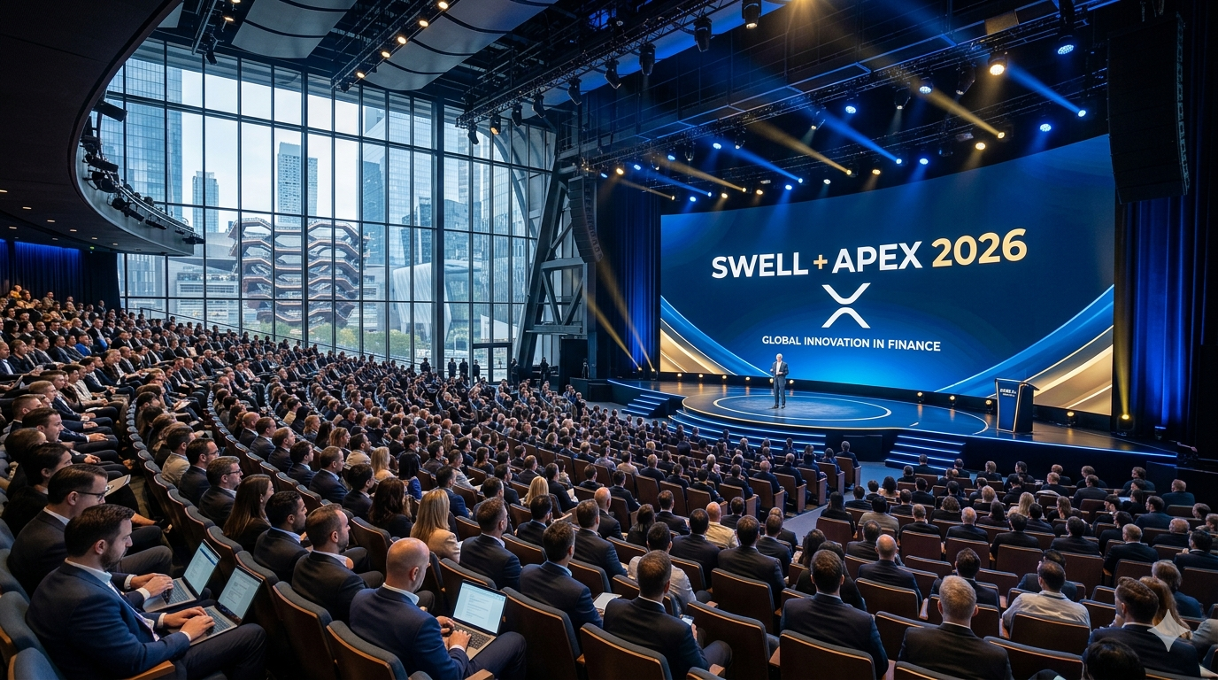 Swell Ripple 2026: conferencia anual de Ripple del 27-29 octubre en The Shed Hudson Yards Nueva York — primera fusión de Swell y XRPL Apex con 1,500 asistentes y 75 speakers