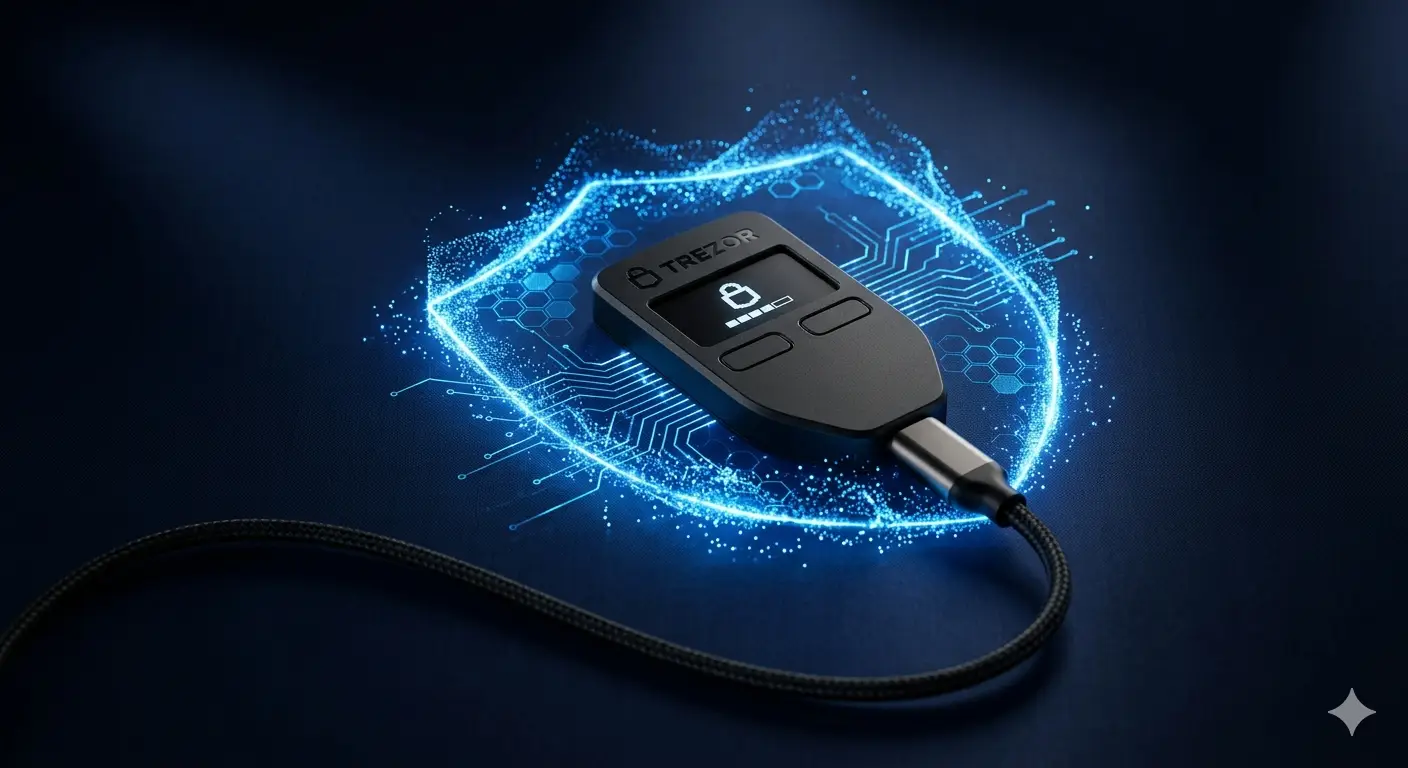 Reseña Trezor Safe 3 2026: hardware wallet con chip seguro EAL6+ compatible con XRP, Bitcoin y más de 8,000 criptomonedas