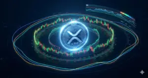 Análisis técnico de XRP 2026: gráfico con indicadores RSI, MACD, medias móviles EMA y niveles de soporte y resistencia para acumuladores de largo plazo