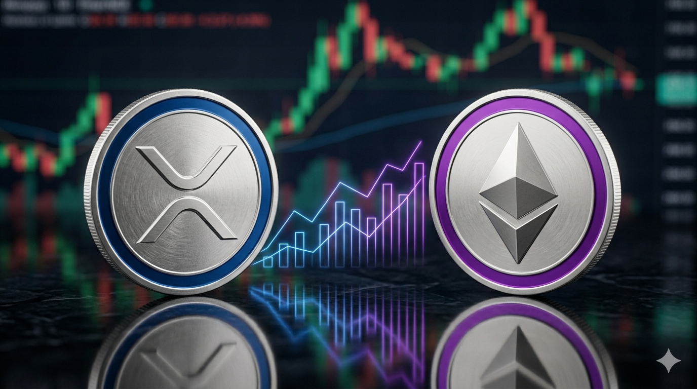 XRP vs Ethereum como inversión 2026 — comparativa de rendimiento histórico, capitalización de mercado y perspectivas de precio