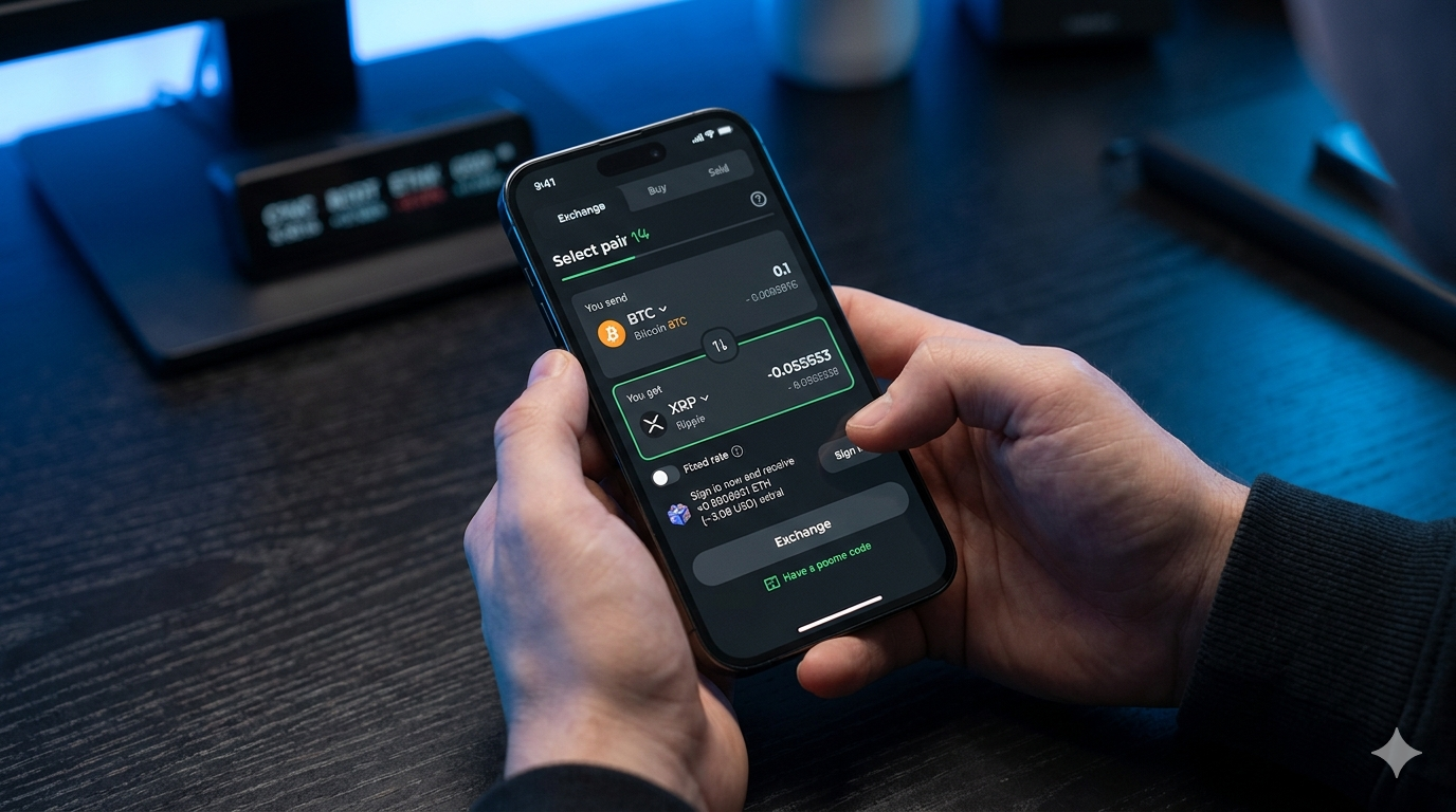 Cómo usar Changelly para comprar y hacer swap de XRP en 2026: guía completa paso a paso sin KYC para intercambiar criptomonedas desde Latinoamérica
