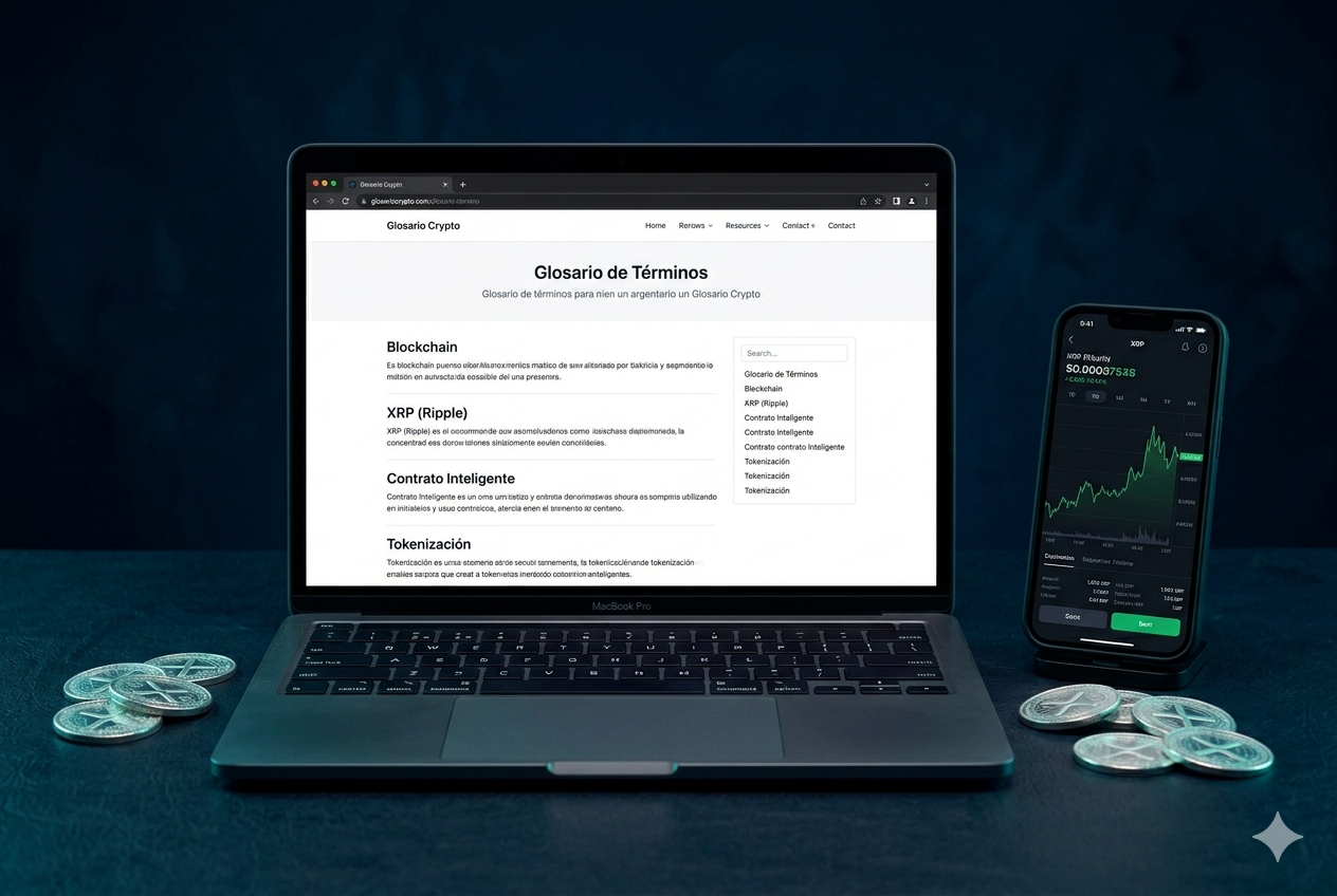Glosario XRP 2026: Términos y Conceptos Clave Glosario XRP 2026: todos los términos y conceptos clave del ecosistema XRP, Ripple y crypto explicados en español