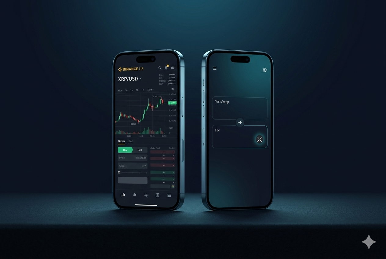 Glosario XRP — DeFi y exchanges Términos de DeFi, exchanges y liquidez en el glosario XRP 2026 — CEX, DEX, AMM, swap y liquidez explicados
