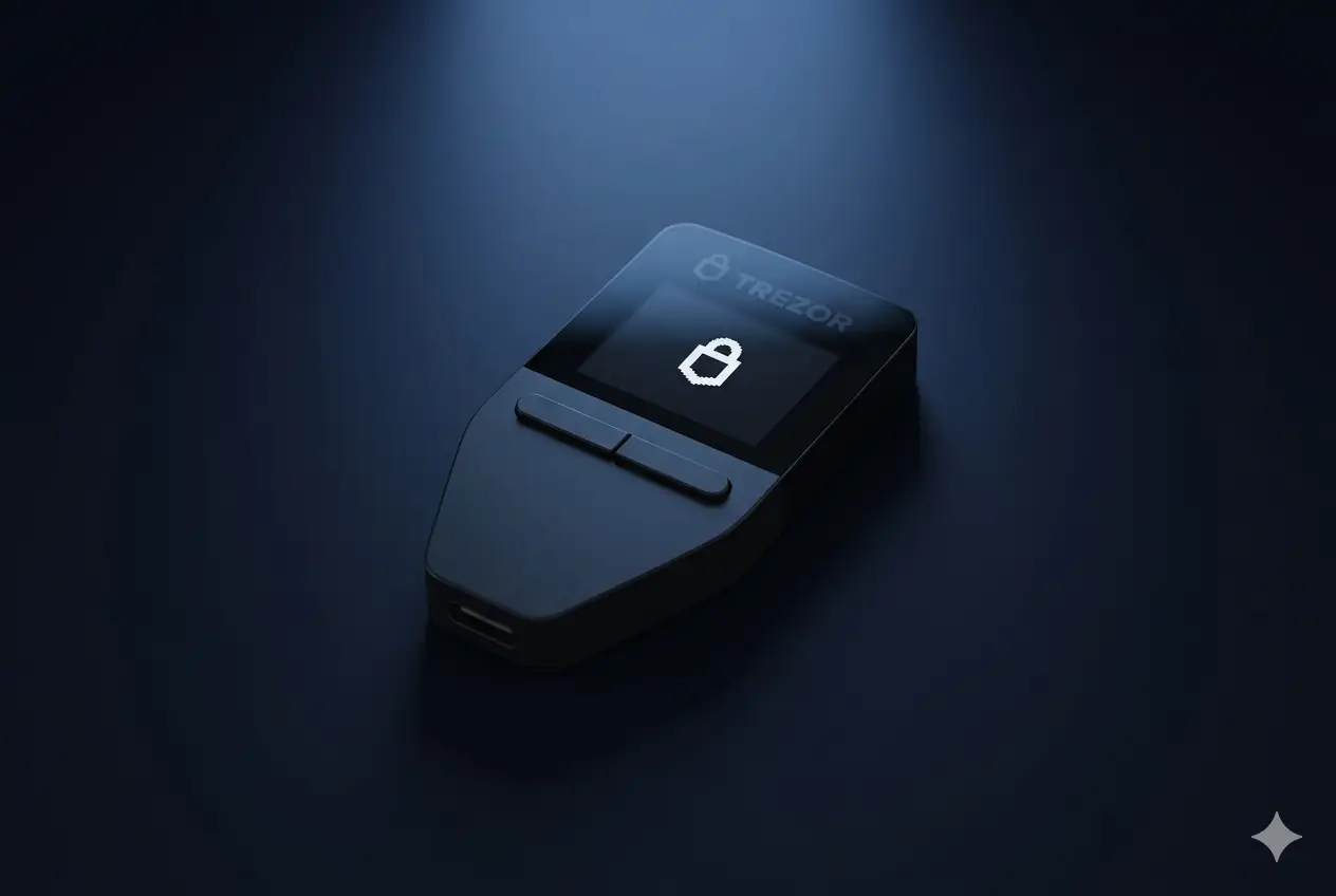Trezor Safe 3 especificaciones completas 2026 Trezor Safe 3 especificaciones técnicas 2026: pantalla OLED monocromática, chip EAL6+, conexión USB-C, dimensiones 59x32x7.4mm, peso 14g, back panel de aluminio