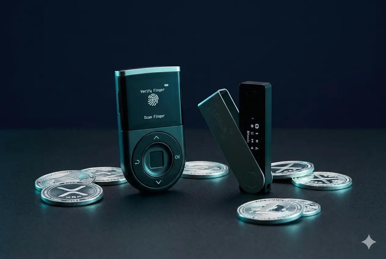 Guardar XRP seguro desde Venezuela 2026 Cómo guardar XRP de forma segura desde Venezuela 2026 — hardware wallet D'CENT, Ledger y Xaman Wallet para autocustodia