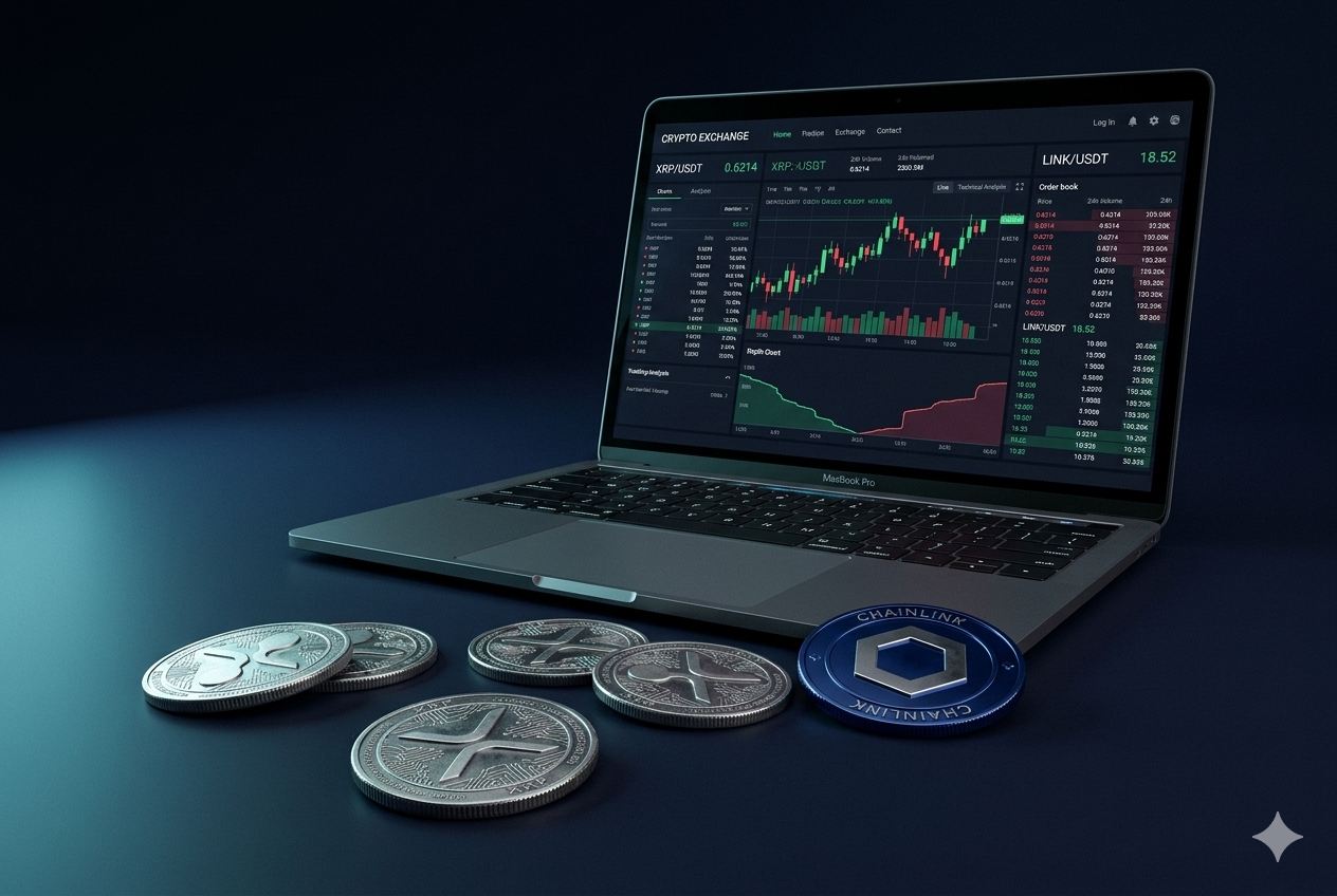 Comparativa tecnología XRP vs Chainlink LINK 2026
