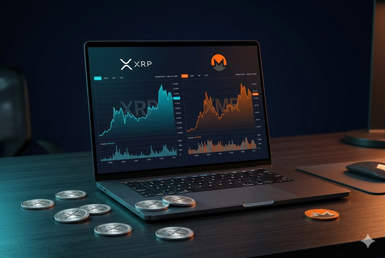 Comparativa XRP vs Monero diferencias principales 2026