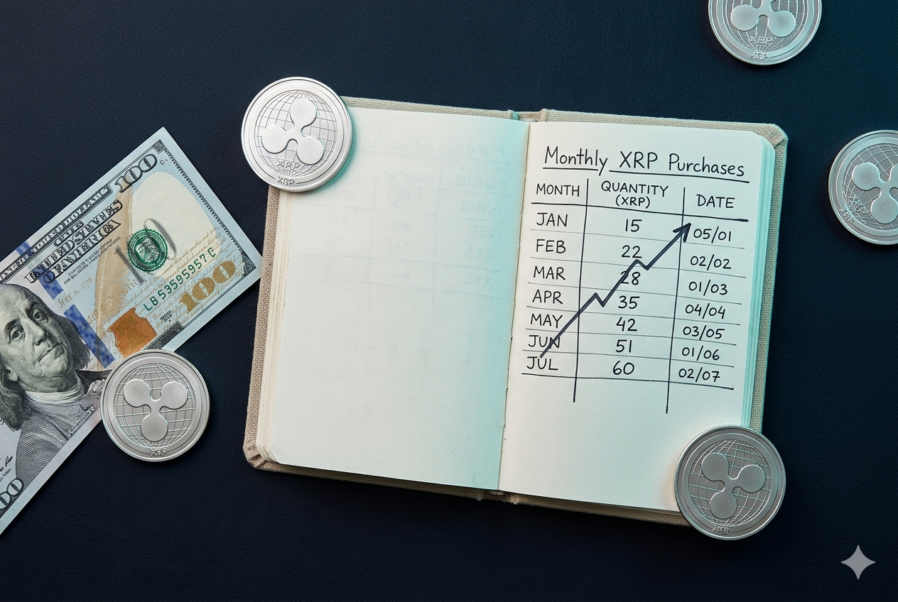 Estrategia DCA XRP comprar 100 d&oacute;lares mensuales exchange