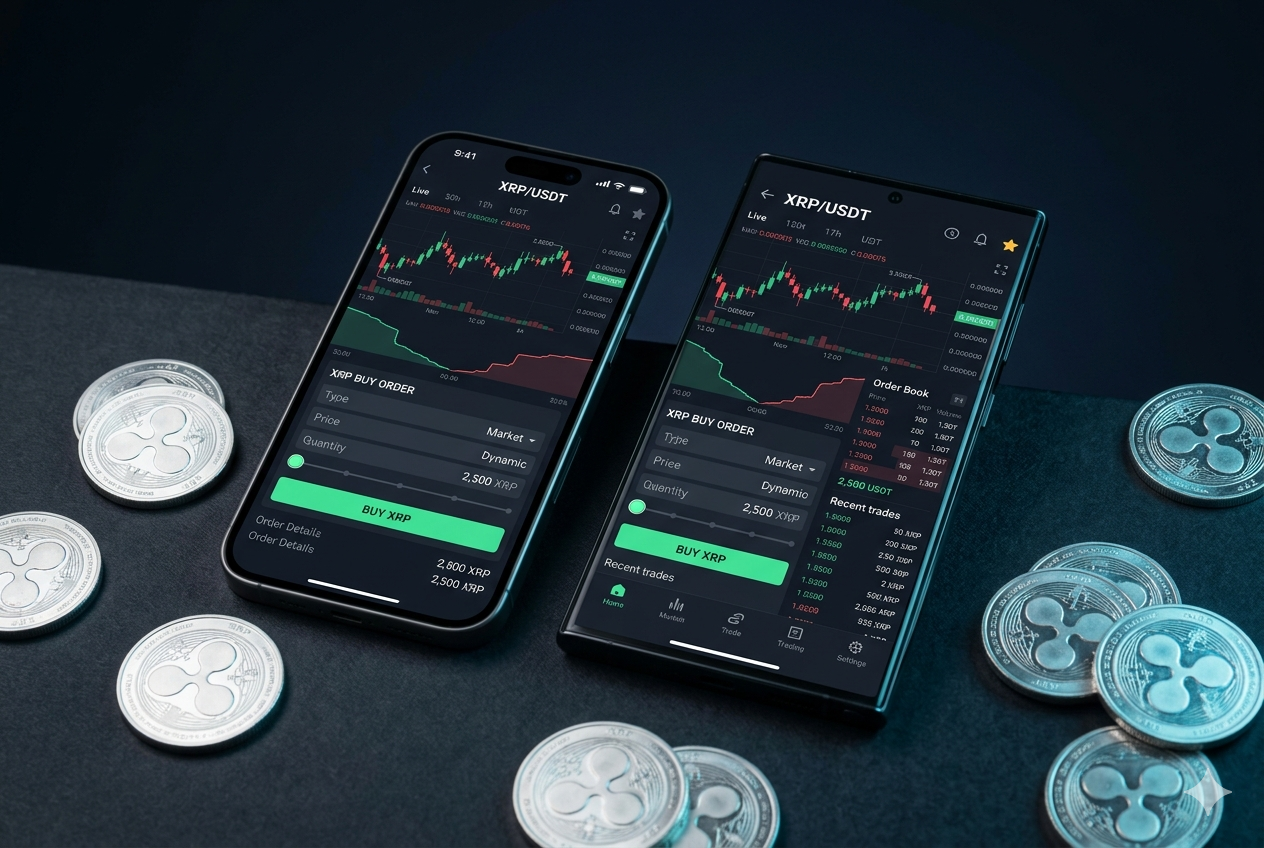 Comprar XRP en MEXC con 100 d&oacute;lares DCA paso a paso