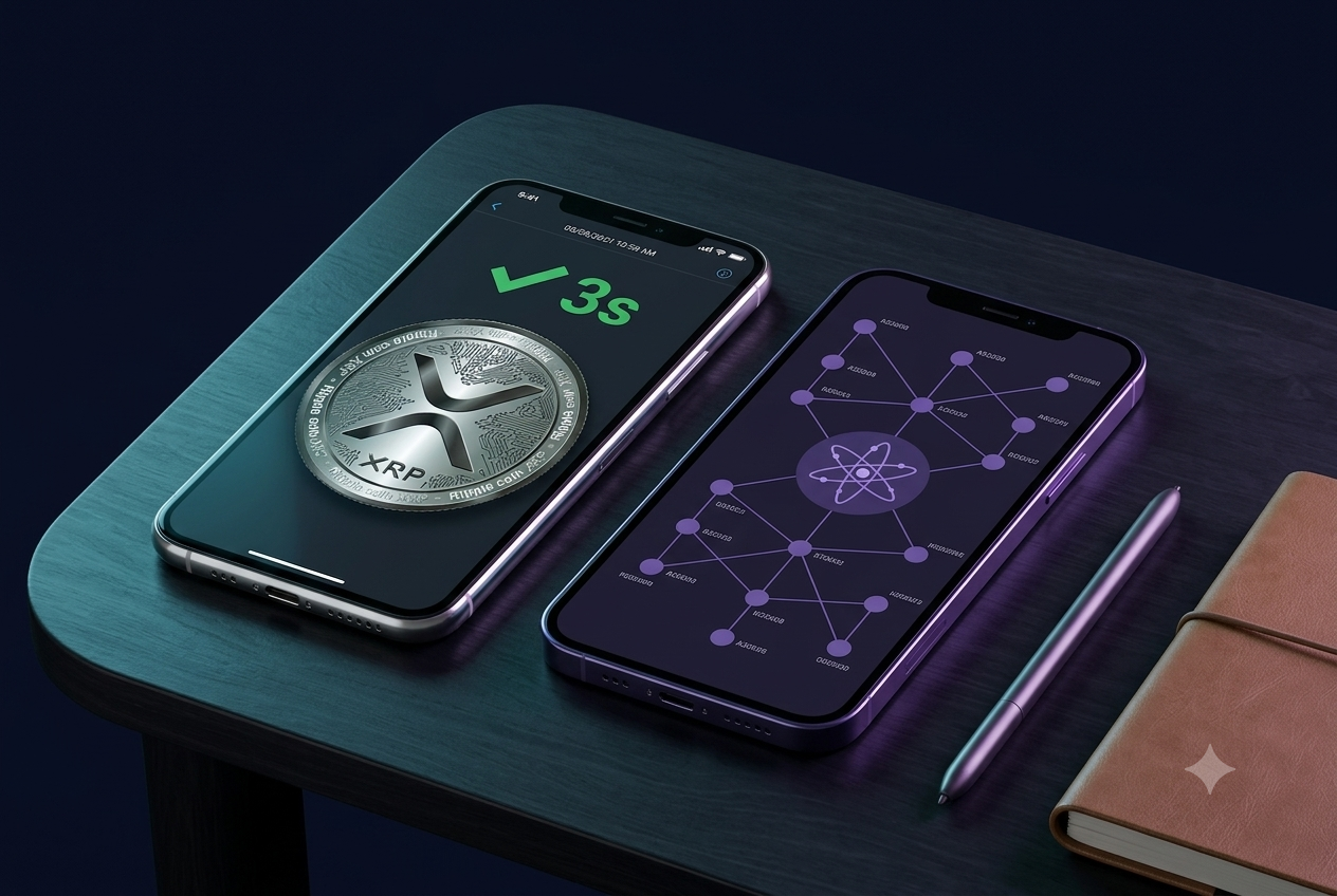 Comparativa tecnología XRP vs Cosmos ATOM 2026