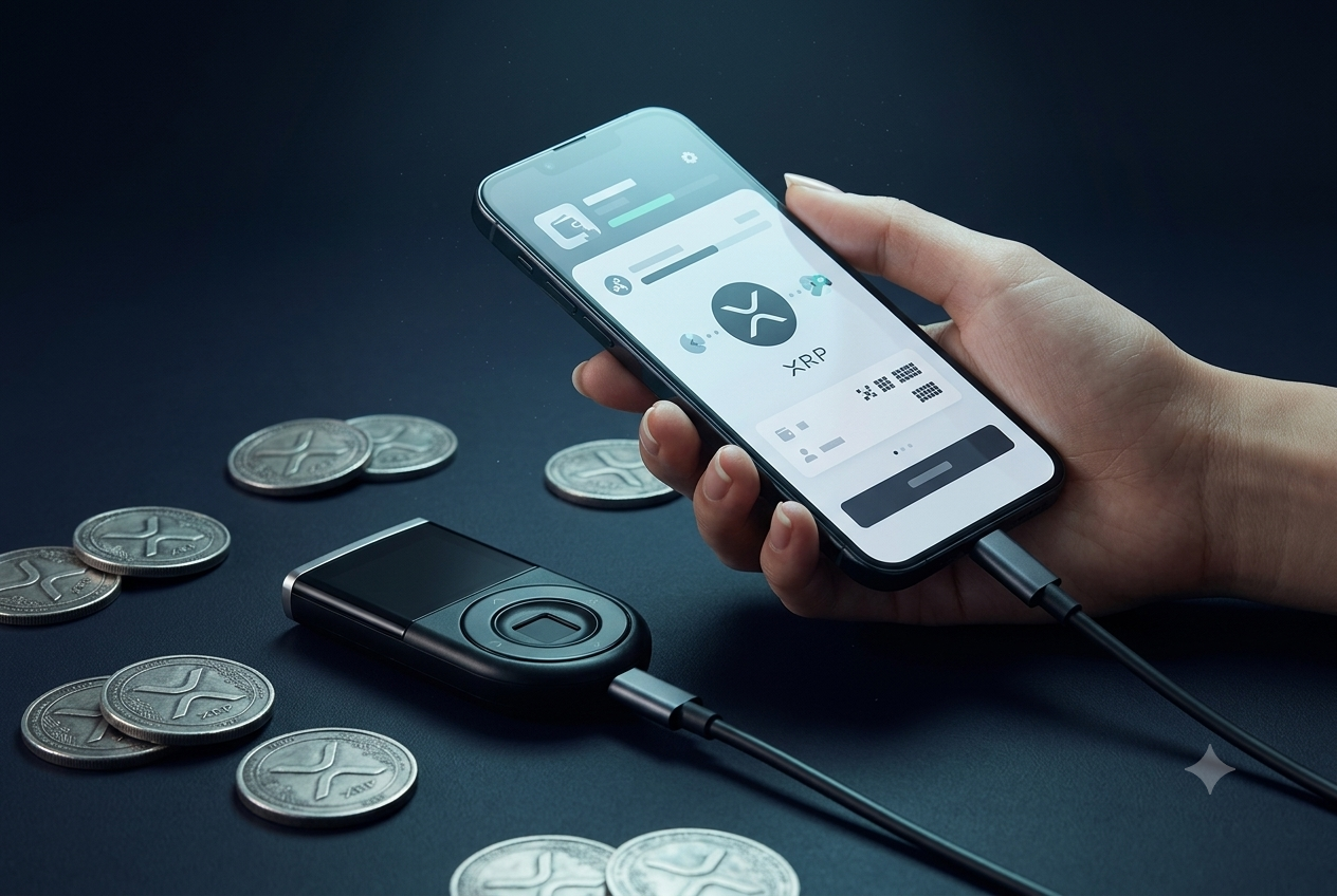 Cómo transferir XRP a tu wallet hardware Transferencia de XRP desde exchange a hardware wallet D'CENT — proceso paso a paso en 2026