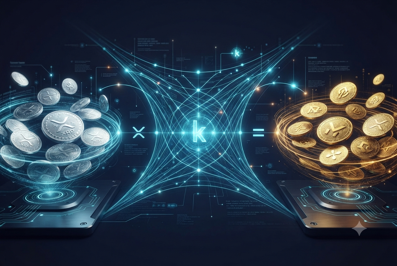 Cómo funciona el AMM en el XRP Ledger - pool de liquidez y fórmula de producto constante