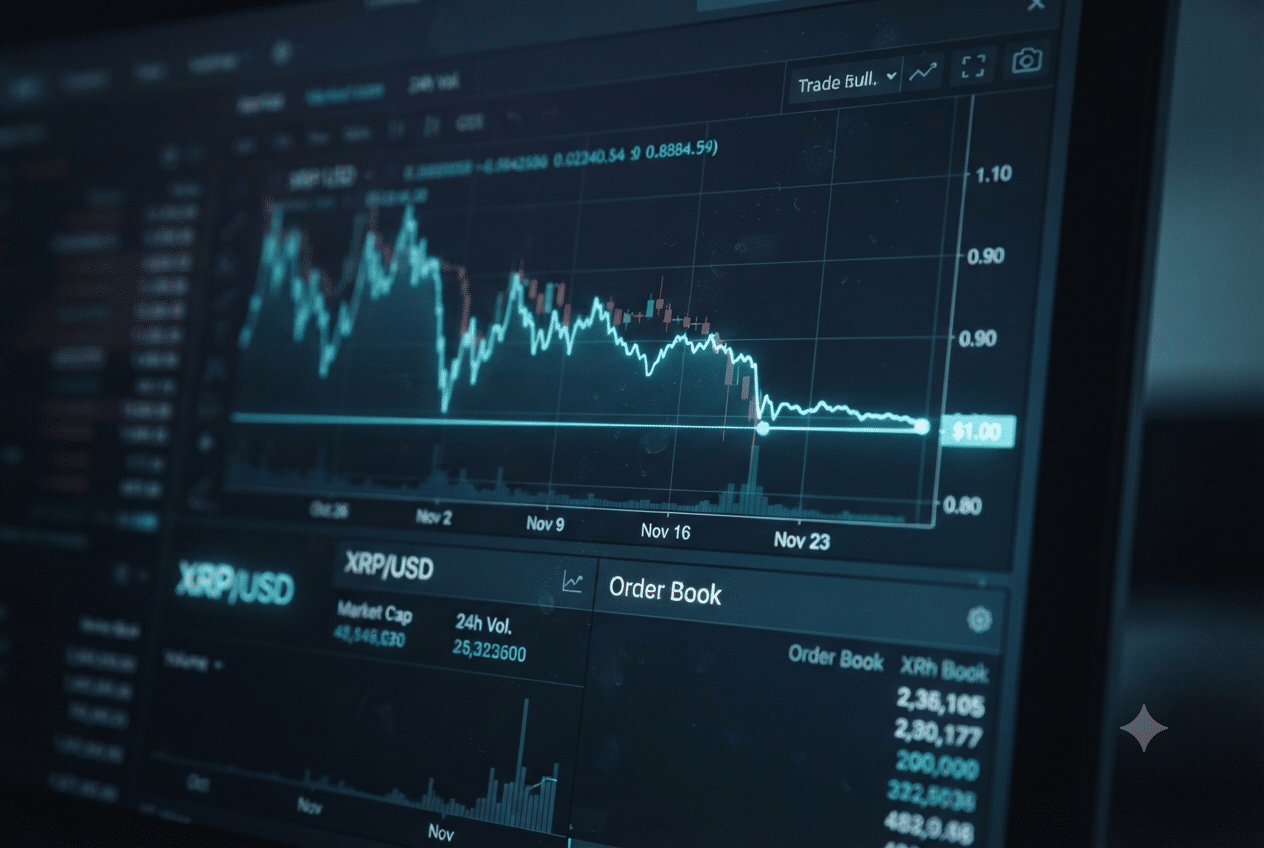 XRP precio caída agosto 2026 gráfica mercado