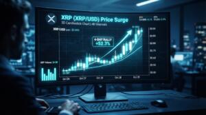 XRP sube 52% en 4 días agosto 2026 — rally, ballenas y corrección