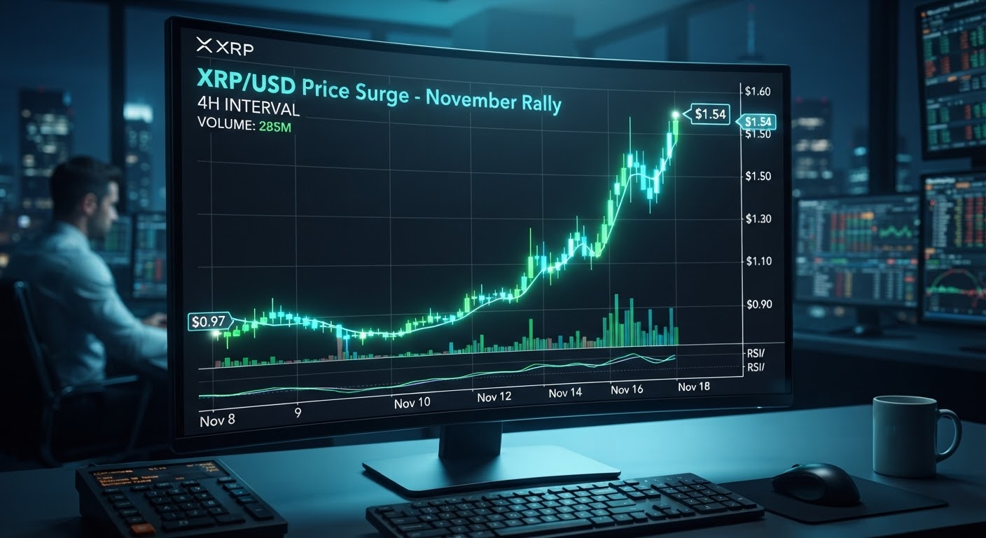 Gráfica del rally de XRP de 52% en agosto 2026