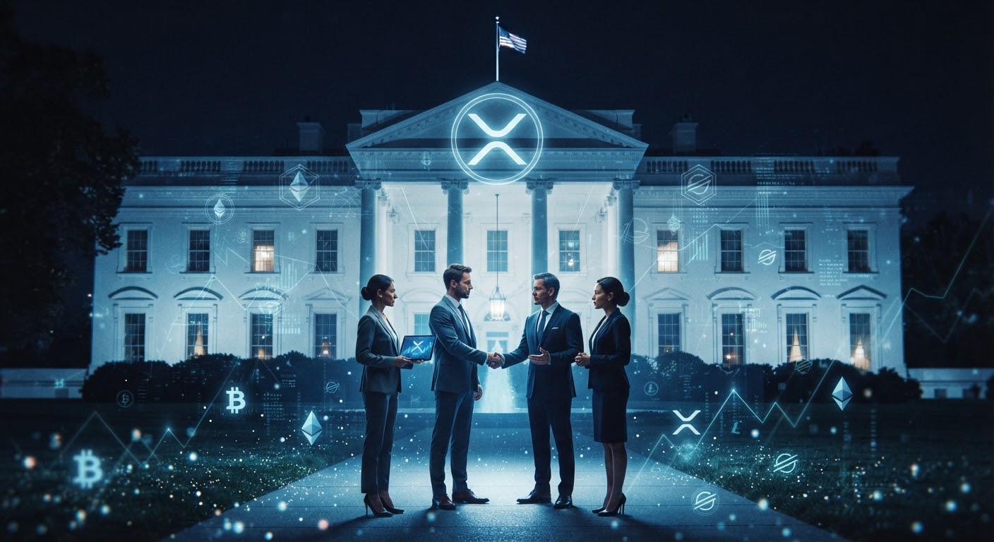 Casa Blanca reunión cripto Garlinghouse Trump agosto 2026