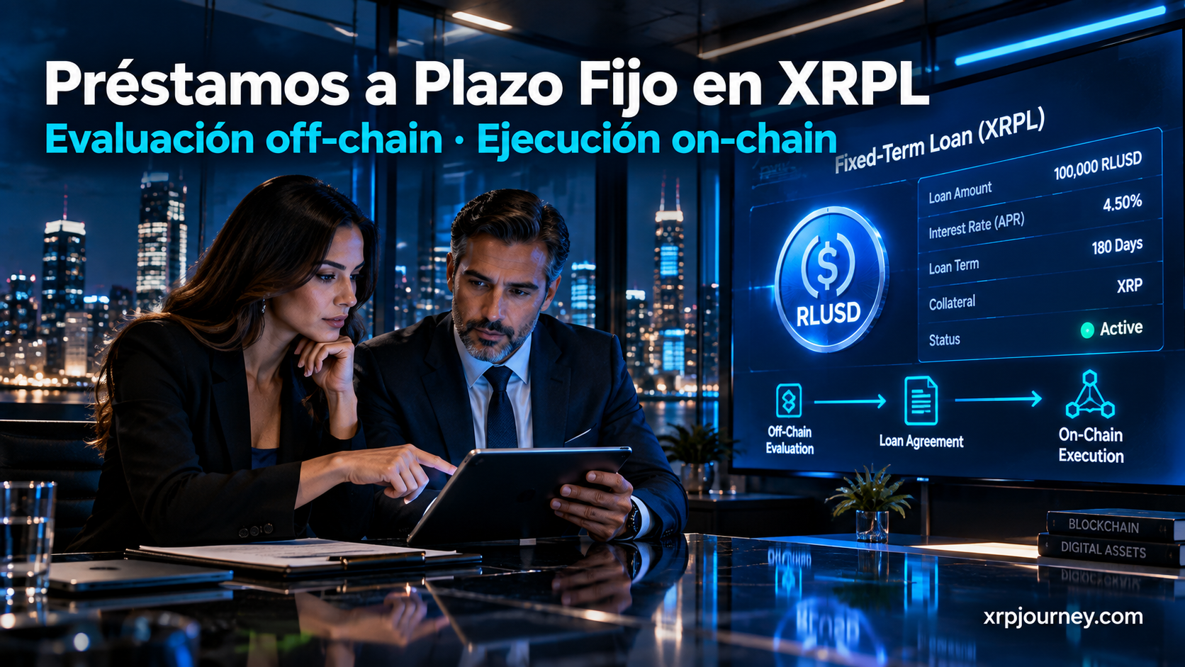 préstamos XRP Ledger institucionales RLUSD
