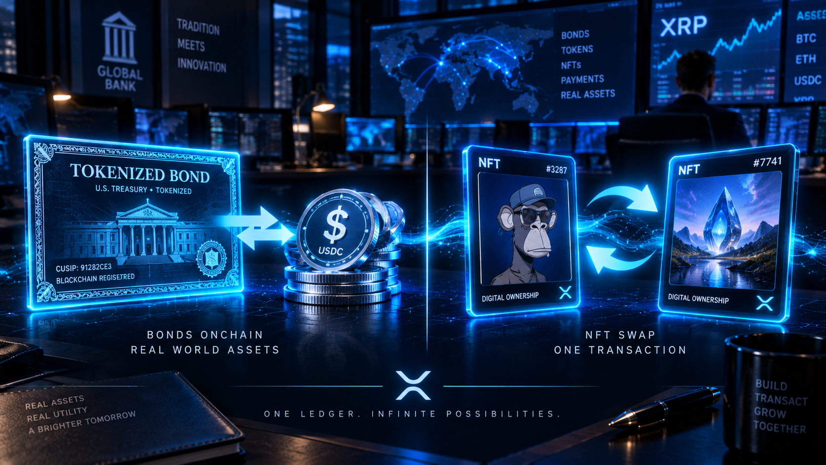 Casos de uso del Batch XRP Ledger en tokenización y liquidación institucional