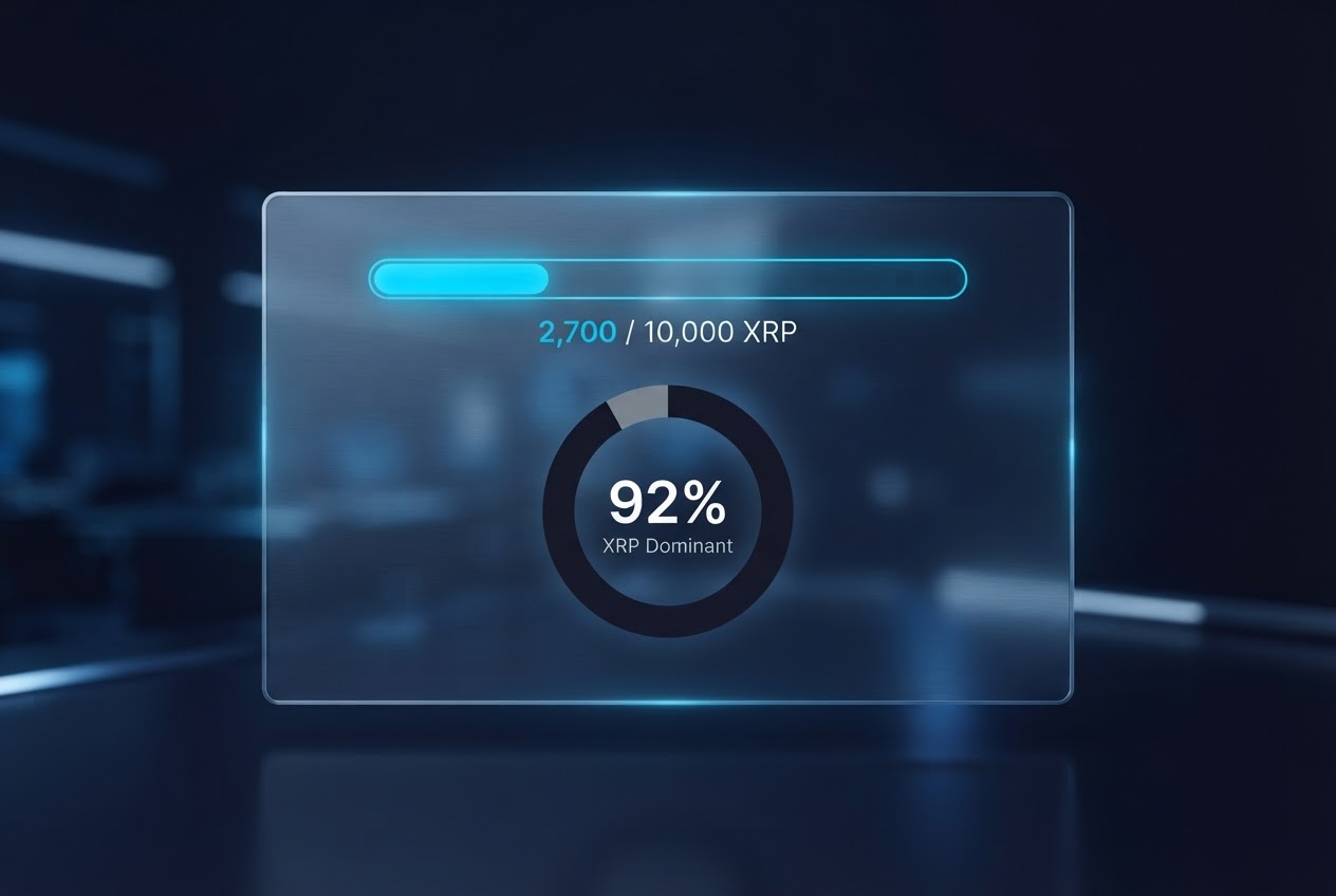 Portfolio XRP 2700 monedas 27 porciento meta 10000