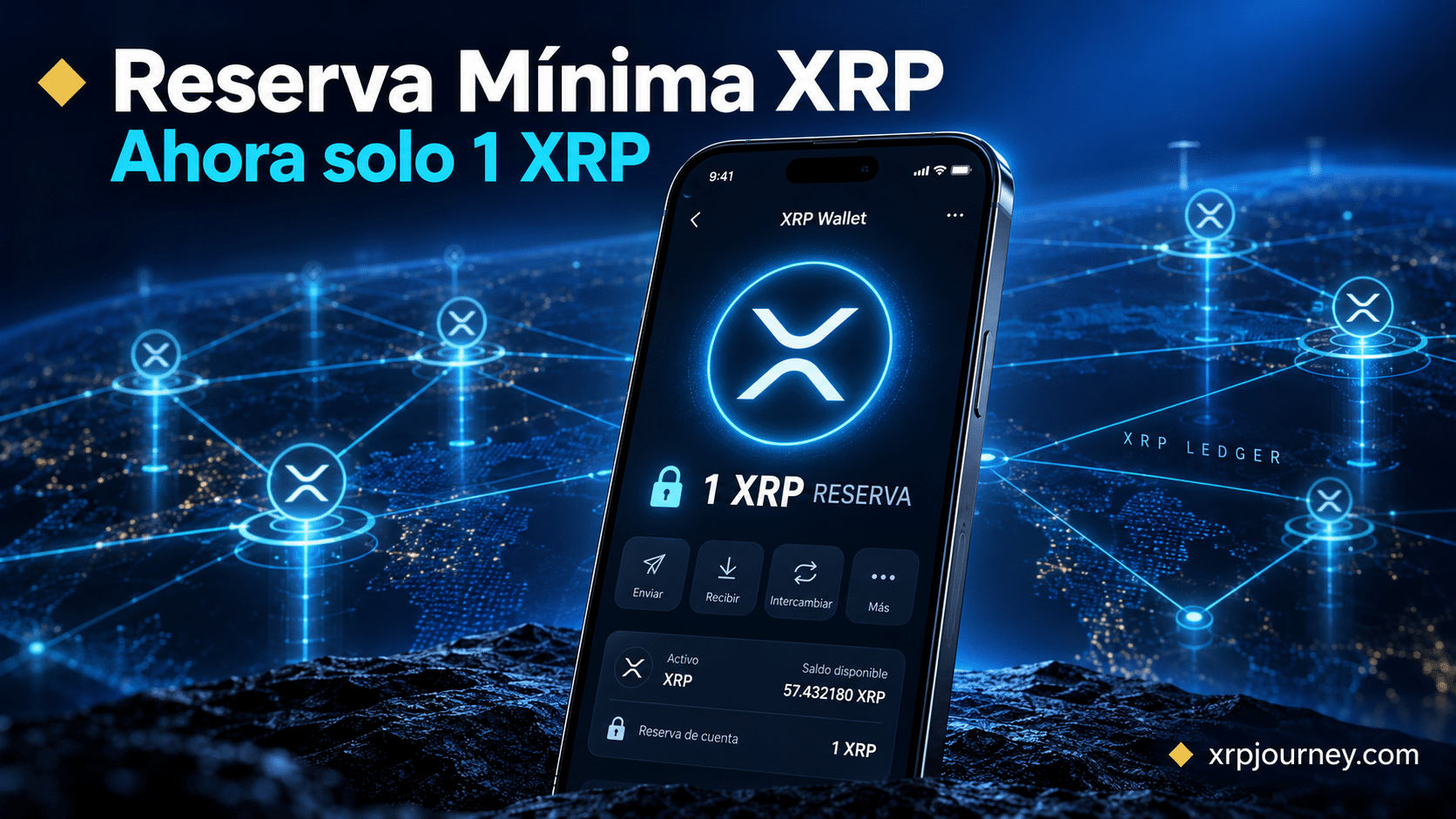 Reserva Mínima XRP: ¿Qué es el 1 XRP de Reserva y Cómo Funciona? Reserva mínima XRP: el 1 XRP necesario para activar una dirección en el XRP Ledger explicado visualmente